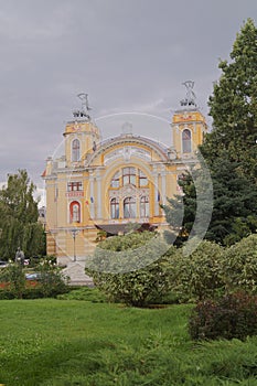 Building of the national opera from Cluj Napoca, Kolozsvar, Klausenburg, Transylvania, Romania