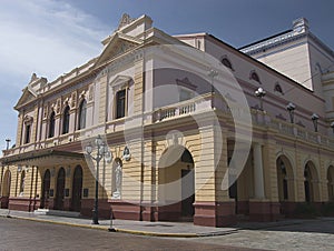 Building of national theatre in republic Panama