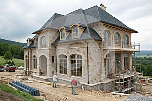Building a new European style house