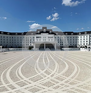 a building at the newly-constructed World Equestrian Centre