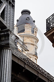 Building next to Passy metro station in Paris