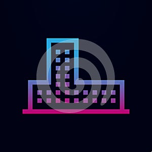 Building nolan icon. Simple thin line, outline vector of building icons for ui and ux, website or mobile application