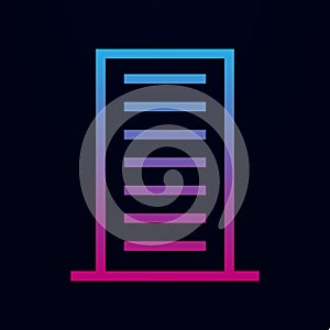 Building nolan icon. Simple thin line, outline vector of building icons for ui and ux, website or mobile application