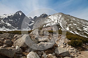 The building of observatory in Skalnate Pleso, Slovakian Republic