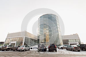 Building of official dealer Volkswagen - Volkswagen Center Varshavka
