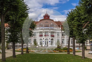 Building oif Alzbetiny lazne, Karlovy Vary