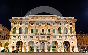 Building on Piazza della Vittoria in Genoa photo