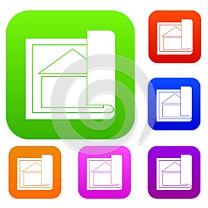 Building plan set collection