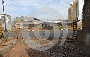 A building project, under development