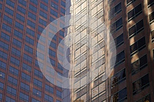 Building reflection in L.A. - pattern/texture