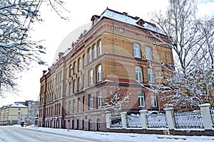 The building of the regional obstetric and gynecological hospital the former city hospital for the poor, 1870s. Kaliningrad