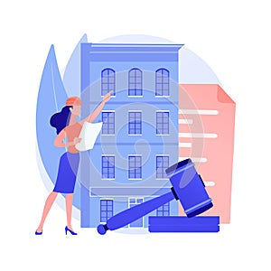 Building regulations abstract concept vector illustration.