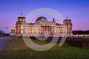 Building of Reichstag (Bundestag), Berlin