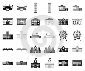 Building repair black,monochrome icons in set collection for design.Building material and tools vector symbol stock web