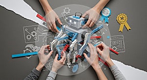 Building a Robot: STEM Education and Teamwork