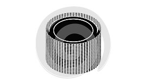 Building roll net icon animation