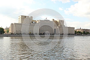 The building of the Russian Federation Ministry of Defence on Frunze Embankment photo