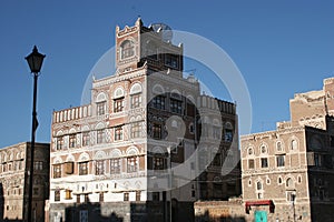 Building in Sanaa, Yemen