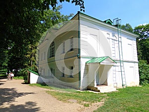 Building of the school for a peasant children in museum-estate of Leo Tolstoy in Yasnaya Polyana.