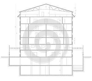 Building Section Plan