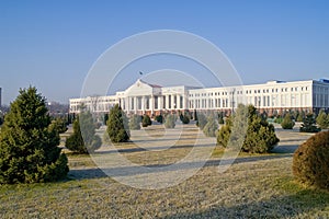 Building of senate and public garden