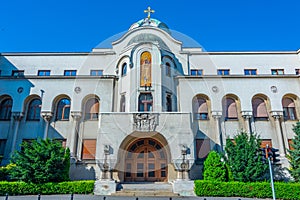 The Building of Serbian Patriarchate in Belgrade