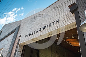 Hauser and Wirth sign
