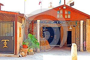 Building on the site of the Cana Greek Orthodox Wedding Church in Cana of Galilee, Kfar Kana photo