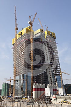 Building site of ECB, Frankfurt