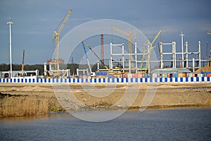 Building site of stadium for carrying out games of the FIFA World Cup of 2018. Kaliningrad