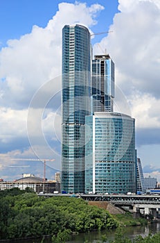 Building of sky-scraper