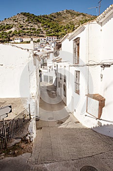 building in the spanish town of mijas