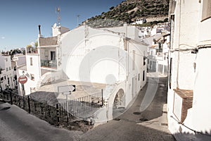 building in the spanish town of mijas