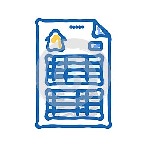 building specifications architectural drafter icon doodle illustration photo