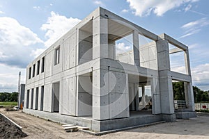 Prefabrication system used in building construction photo