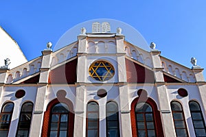 Building of the synagogue in Debrecen city, Hungary