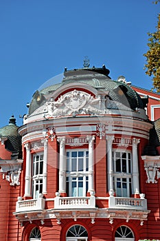 Building of theatre in Varna photo