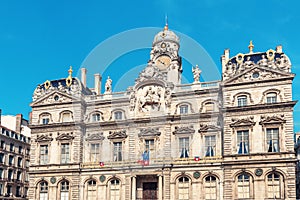 Building of Town Hall of Lyon as administrative and cultural site