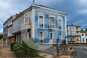 Building in the town of Luanco, in Asturias, Spain.