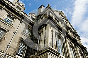 A building at Trinity college campus in Dublin Ireland