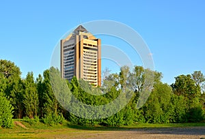 Building of the Ukrainian Television Center in Kiev