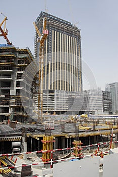 Building under construction in Dubai