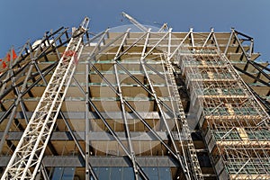 Building under construction, london, england