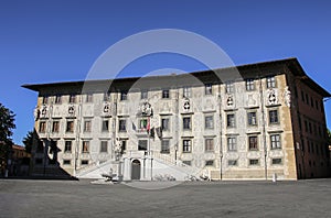 Building of University on Piazza dei Cavalieri Palazzo della Ca
