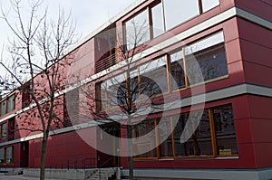 Building of USI, Universita della Svizzera italiana, in Lugano, Switzerland photo