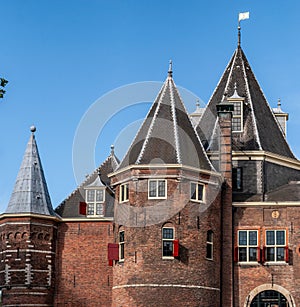 Building of Waag, Weigh house, Amsterdam, Netherlands