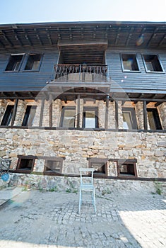 The building on the waterfront in the old Bulgarian town of Sozopol
