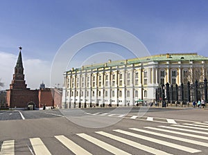 The Armoury Chamber building inside Moscow Kremlin, Russia