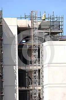 Building work progress on the new Multistory Unit building under construction at 277 Mann St. Gosford. FEbruary 28, 2020