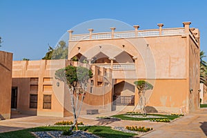 Buildings of Al Ain Palace (Sheikh Zayed Palace) Museum in Al Ain, United Arab Emirat